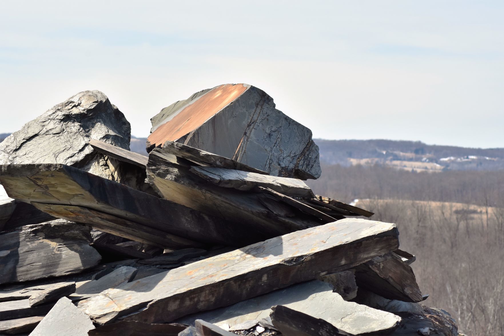 Slag mountains